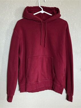 LCKR Men's‎ Maroon Pullover Hoodie with Kangaroo Pocket
